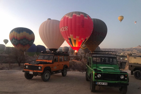 Kappadokien: Jeep Safari Tour med soluppgång eller solnedgång alternativ