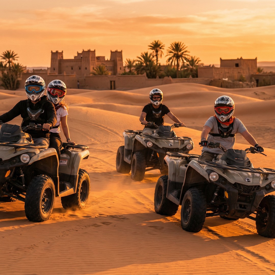 Merzouga : Safari aventure en quad et planche à voile