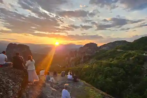 Meteora: E-Bike Epic Sunset Tour With Local Guide & Drink