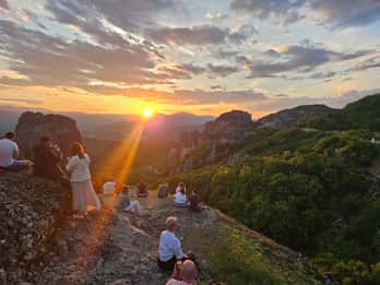 Meteora: E-Bike Epic Sunset Tour With Local Guide & Drink
