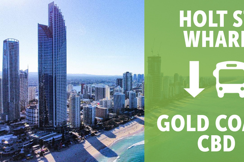 TANGALOOMA: HOLT ST WHARF PARA GOLD COAST SHUTTLEEntrega na Costa de Ouro do The Star