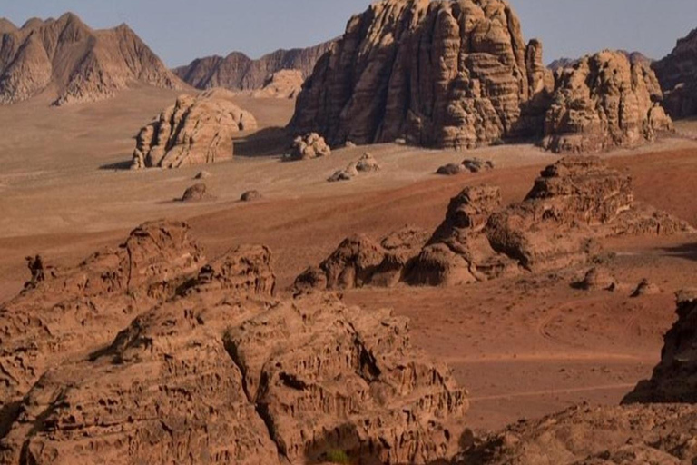Wadi Rum: Famous place UNESCO Jeep Tour Camel Ride Option Full-Day Tour Hiking Jordan's Highest Mountain