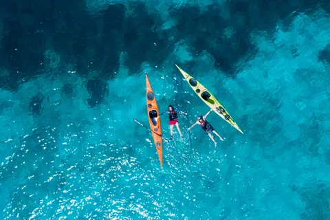 Hvar : visite d'une demi-journée en kayak sur les îles Pakleni
