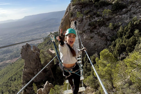 Climb the best via ferrata in Valencia