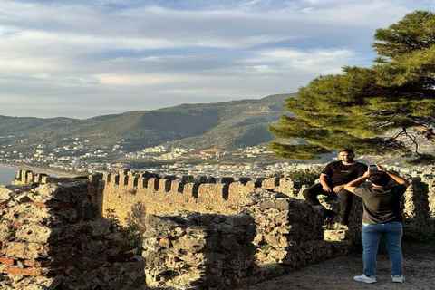 Alanya : Tour de ville avec téléphérique et visite de la grotte de Damlatas