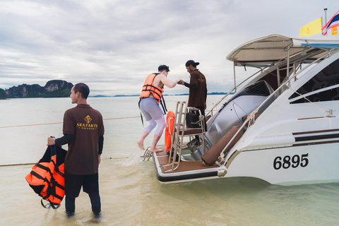 Krabi: Private 9 Islands Speedboat Tour with pick-up