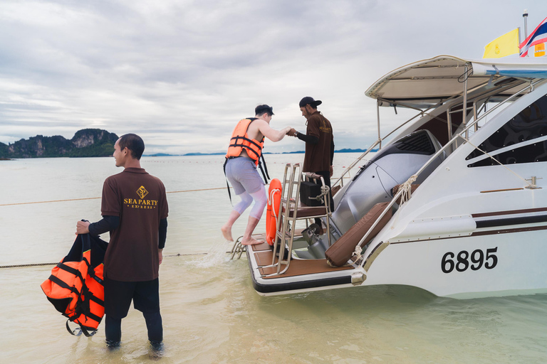 Krabi: Private 9 Islands Speedboat Tour with pick-up