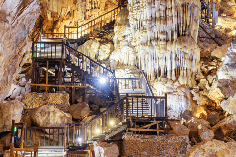 Phong Nha Cave & Paradise Cave: Guided Tour Boat & Explore Group Tour with Drop-Off in Hue