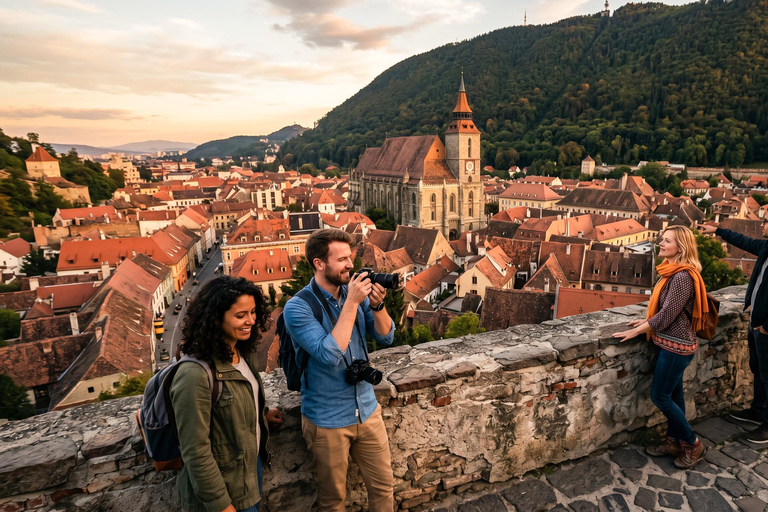 From Bucharest: Dracula's Castle, Peles Castle & Brasov Trip MINIVAN - Dracula's Castle, Peles Castle & Brasov Trip