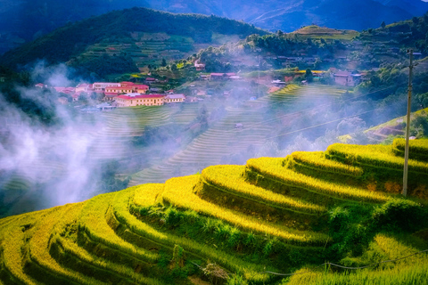 4 dagar Ha Giang-Hoang Su Phi Kingdom of terraced med ryttare