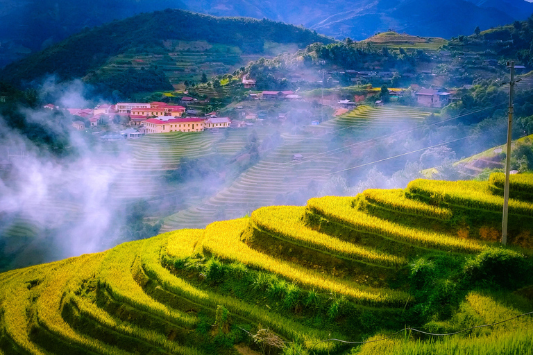 4 dagar Ha Giang-Hoang Su Phi Kingdom of terraced med ryttare