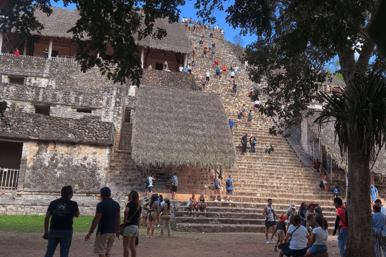 Z Riviera Maya: Wycieczka Ek Balam i Cenote z lunchem i odbioremZ Riviera Maya: Wycieczka, udogodnienia + lunch w pudełku + napoje