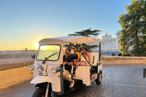 Madrid: Private Tuk-Tuk City Highlights TourMadrid: Private Tuk-Tuk Stadt-Highlights Tour