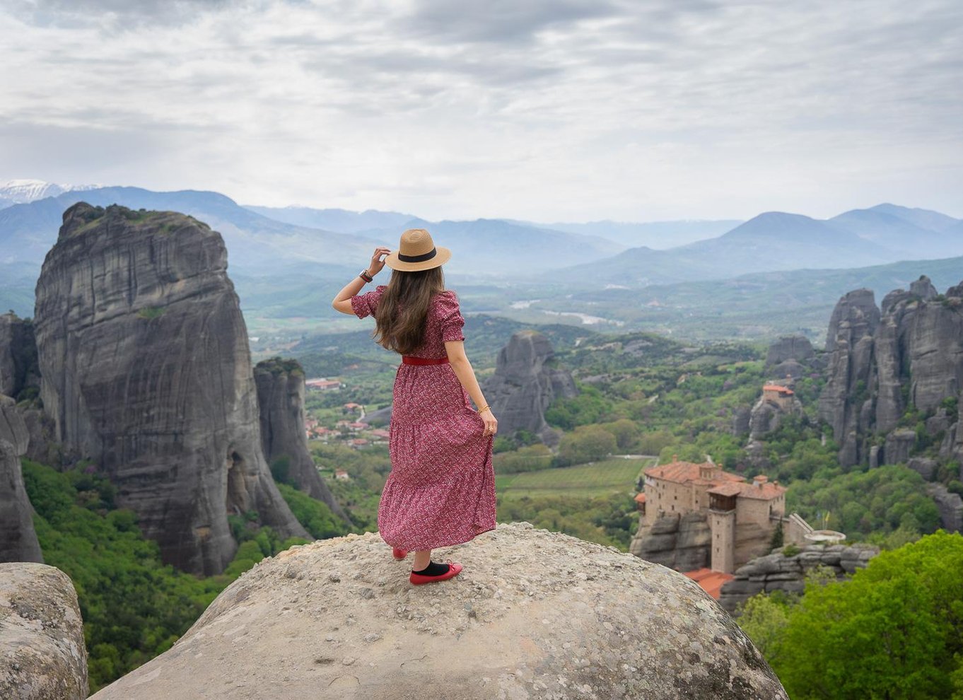 Athen: Dagsudflugt til Meteora-klostrene med huler og frokost