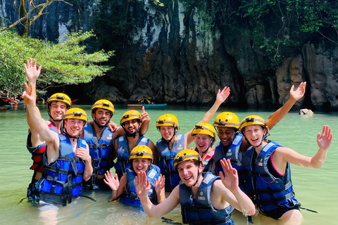 Phong Nha: Zipline Dark Cave & Paradise Cave Exploration Option 4: Full Adventure Experience - Drop-off in Hue