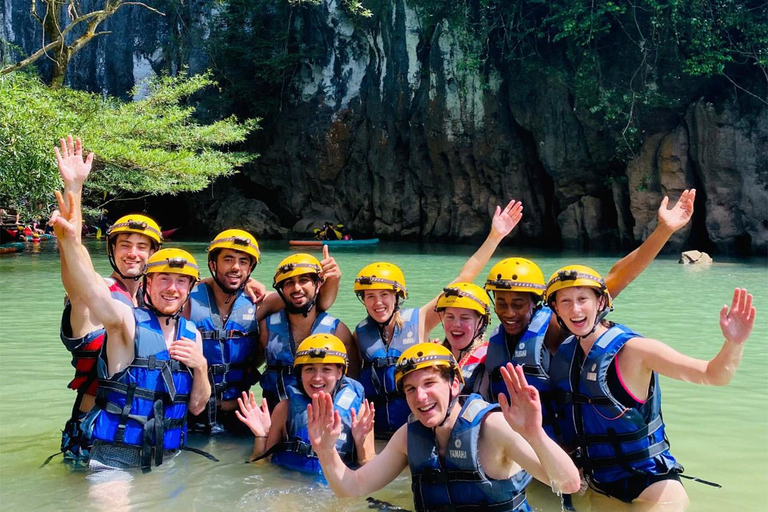 Phong Nha: Zipline Dark Cave & Paradise Cave Exploration Option 4: Full Adventure Experience - Drop-off in Hue