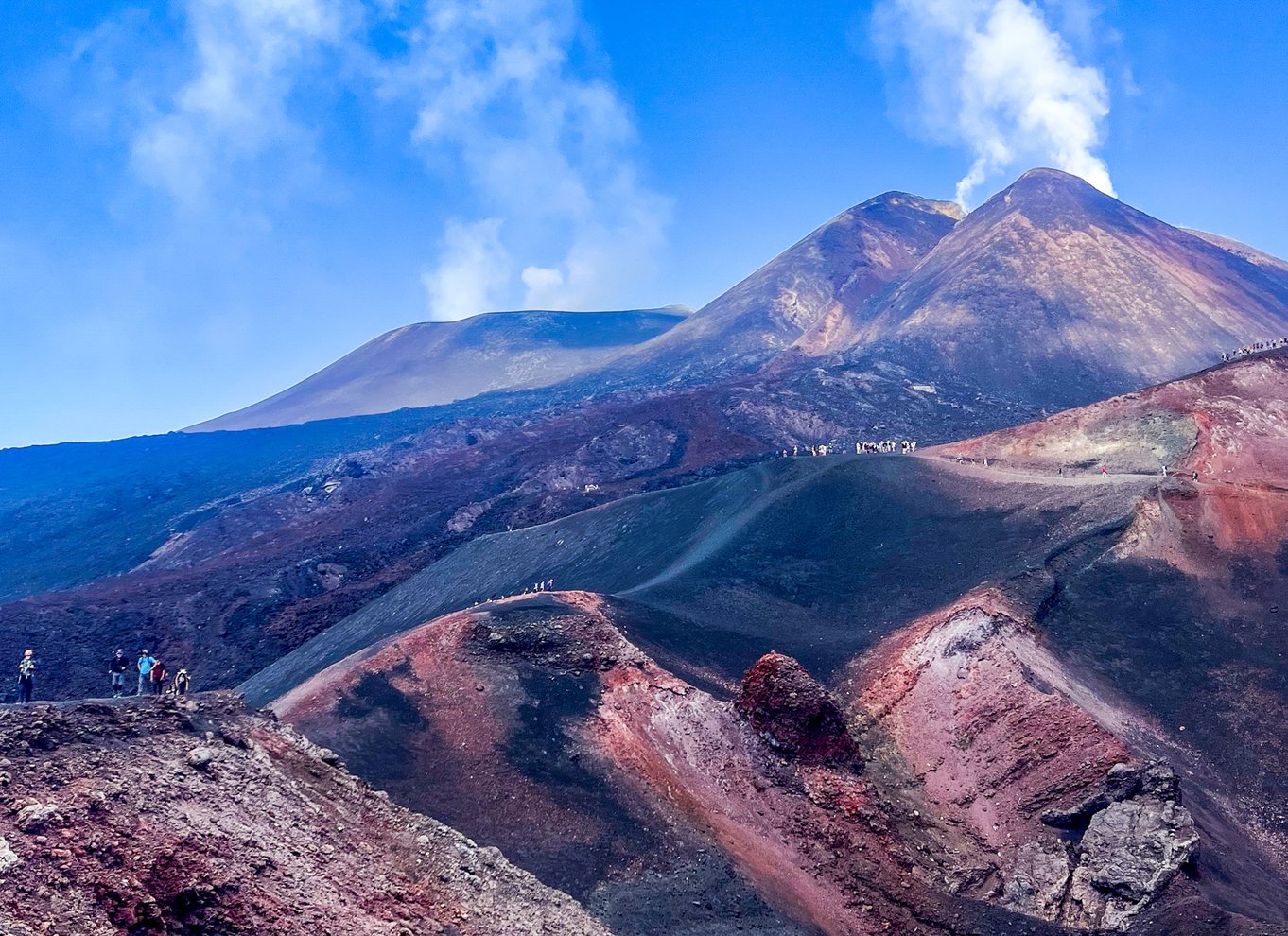 Etna: Vandre op til 3000 m med kabelbane og firehjulstrækker