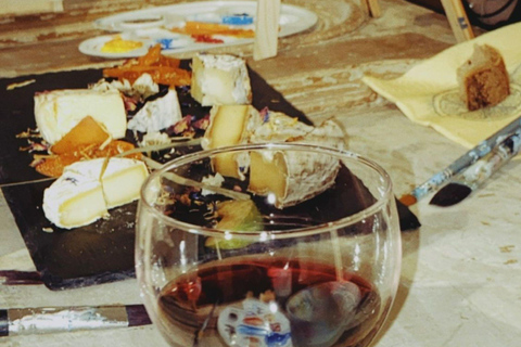 Marseille: Painting workshop & cheese and wine tasting