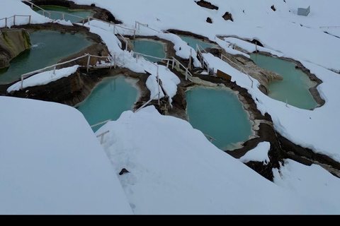 Excursión de día completo al Embalse del Yeso y las Termas desde Santiago