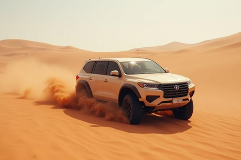 Doha: Desert Safari, Camel Ride, Dune Bashing & Inland Sea Sharing tour with hotel pickup and drop-off