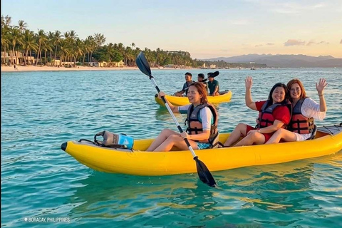 Boracay: Sally Sunset Party Yacht w/ Snacks & Water Activity