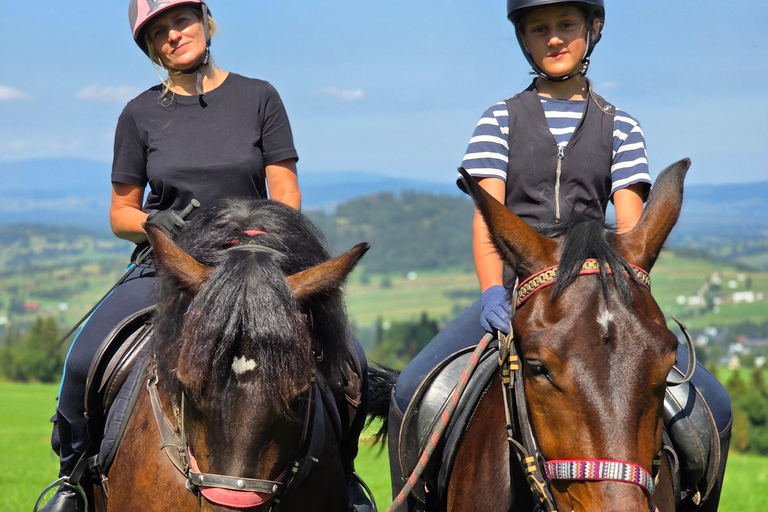 Zakopane: Tatra Mountains Horseback Ride & Thermal Baths