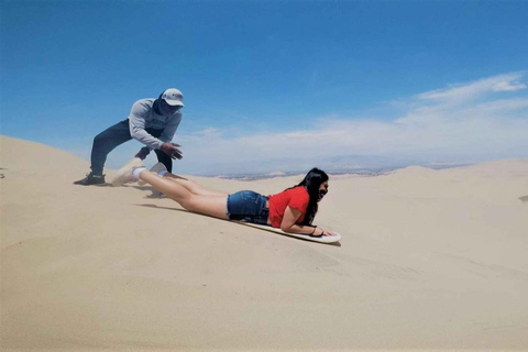 Nasca: Ocongalla Aqueduct Sandboarding in the Usaka desert