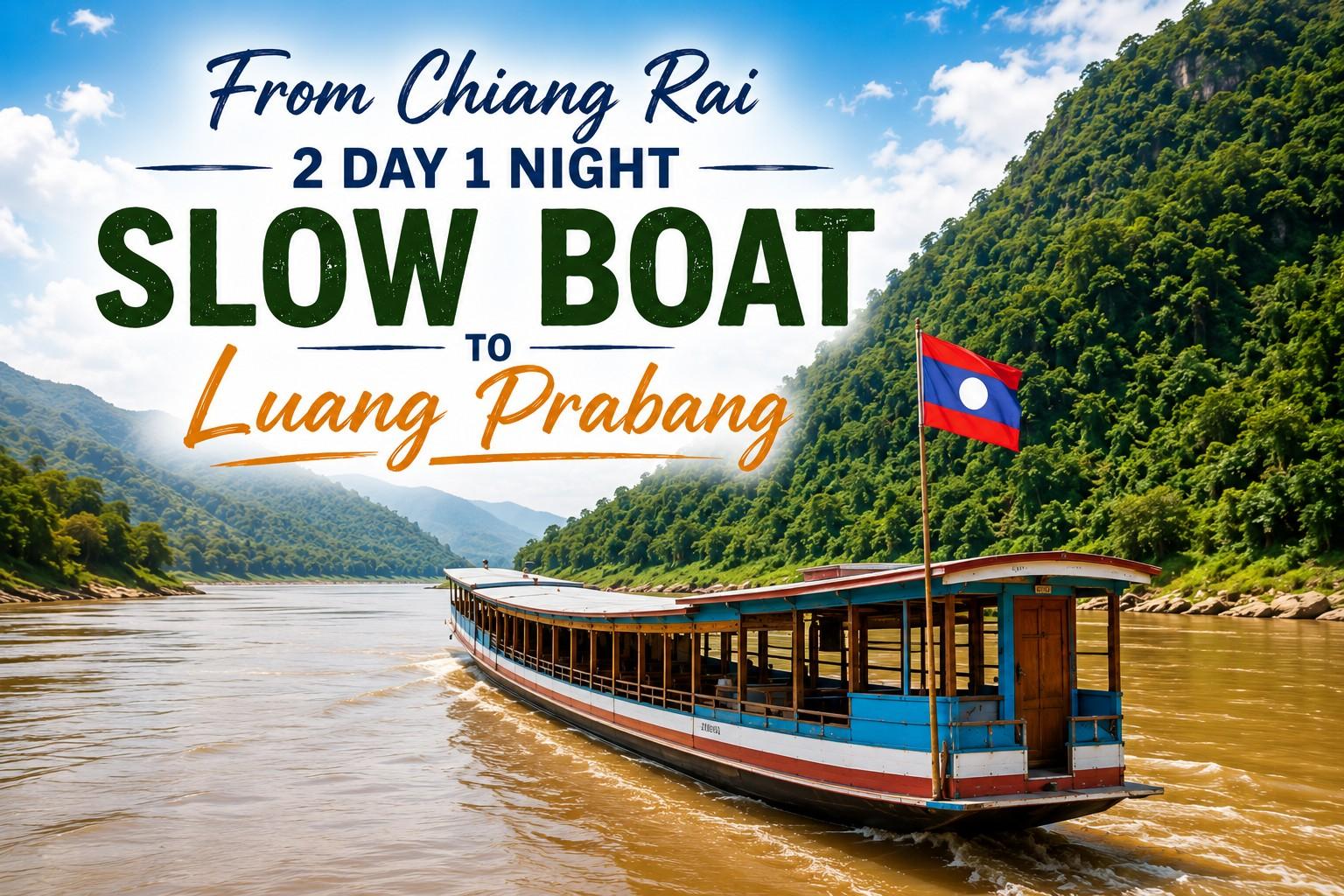 Von Chiang Rai: 2 Tage 1 Nacht Langsamboot nach Luang Prabang