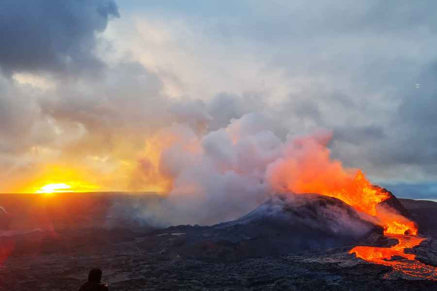 Von Reykjavík aus: Fagradalsfjall Vulkanwanderung mit Geologe