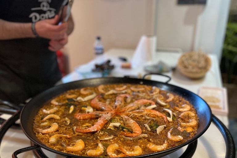 Sevilla: Paella-Kocherlebnis auf einer DachterrasseVegetarische Paella-Option