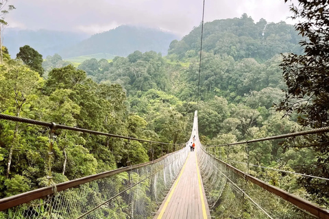Jakarta: White Crater, Suspension Bridge & Hot Spring