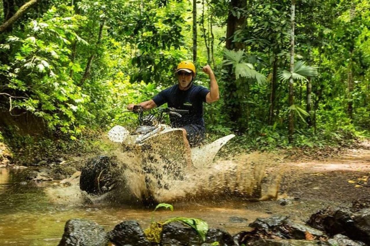 Jaco: Off-Road ATV, Zipline & Abseilen am Wasserfall Abenteuer