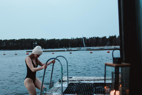 Helsinki: Winter Mixed Ferry Sauna Experience