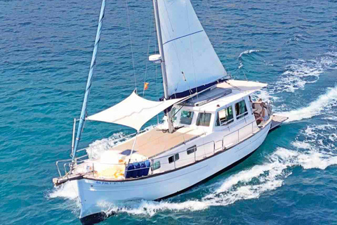 Palma: Private Classic Mallorcan Boat Tou Palma Bay: Cruise to Sea Caves or Calas with tapas & drinks