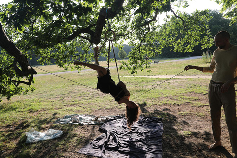 Shibari on the beach! rope experience day