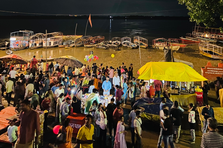 Walking through narrow street and exploring Ghats