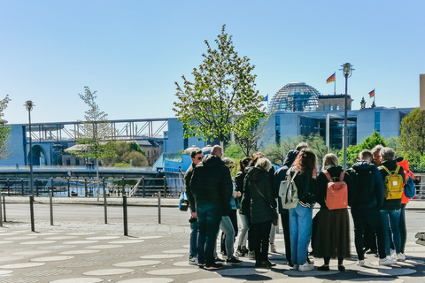 Berlijn: Tour door regeringswijk & bezoek aan Rijksdagkoepelreguliere openbare rondleiding in het Duits