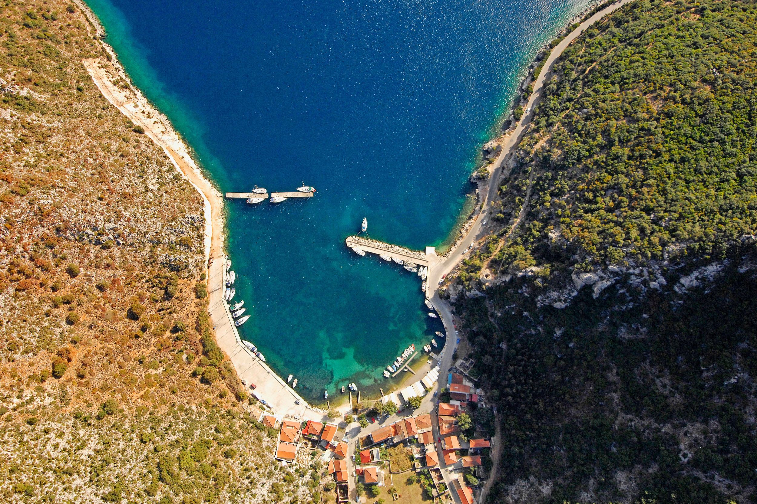 Kefalonia: Ithaka-Kreuzfahrt ab Agia Efimia mit Bustransfer