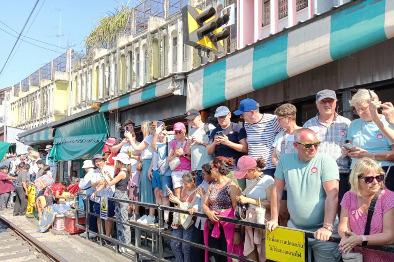 Bangkok: Iconic Floating Markets and Train Market Tour