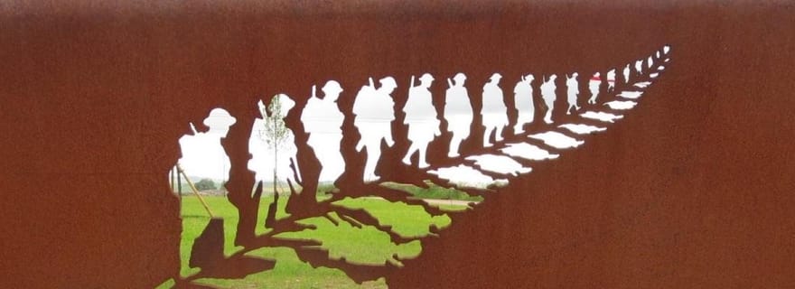 La Nouvelle-Zélande pendant la Première Guerre mondiale dans la Somme et l'Artois depuis Amiens, Arras