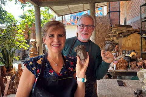 Visita às obras-primas de Oaxaca: Cerâmica, Alebrijes e Barro Negro