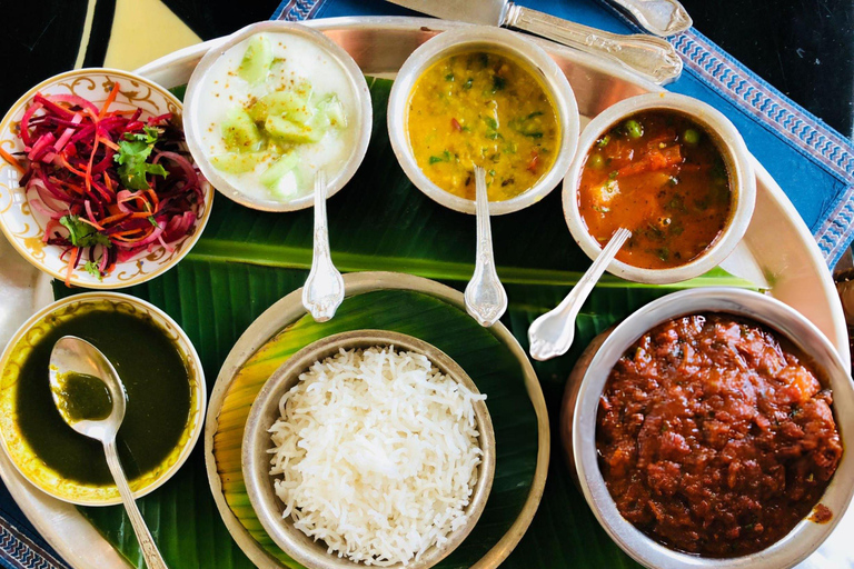 Royal Rajasthani Thali & Family Cooking Class in Udaipur