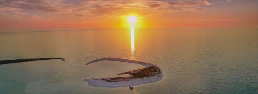 South Pasadena : Croisière sur l'île au coucher du soleil et spectacle lumineux sur le Skyway