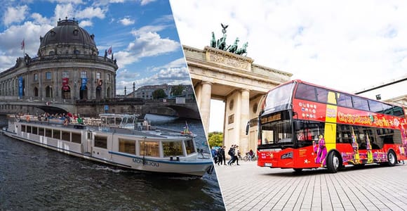 Berlin: Hop-On/Hop-Off-Bus mit optionaler Bootsfahrt