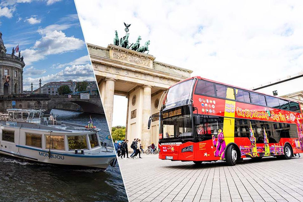 Berlino: autobus hop-on-hop-off con opzione crociera in barca