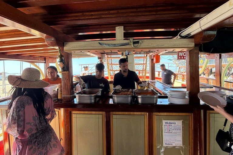 Side: Party Boat Tour with Lunch, Foam Party, and Swim Party Boat Tour with Hotel Transfer