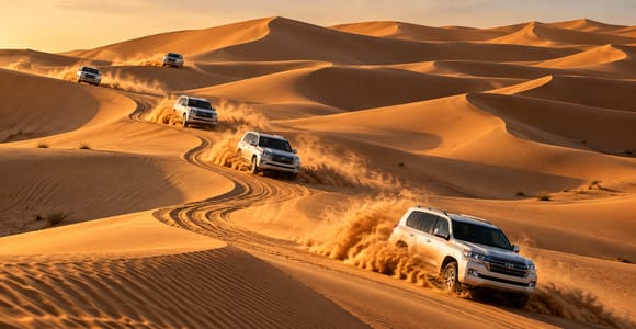 Doha: Private or Shared 4x4 Safari on Qatar’s Golden Dunes
