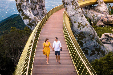 Da Nang/Hoi An: Golden Bridge, Marble Mountain & Lady Buddha Private Tour with Licensed English-Speaking Guide