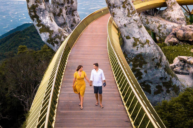 Da Nang/Hoi An: Golden Bridge, Marble Mountain & Lady Buddha Private Tour with Licensed English-Speaking Guide