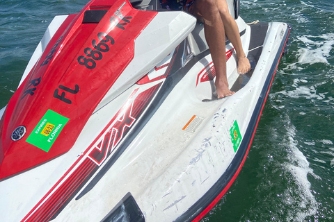 Miami: Aventura en moto acuática con paseo en barco de cortesía